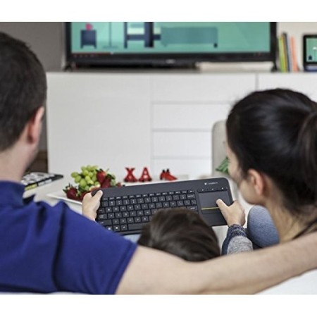 Logitech Teclado K400 920-007137 Plus Touch Negro