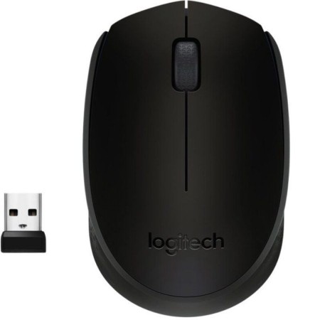 Mouse raton logitech b170 optico wireles negro oem