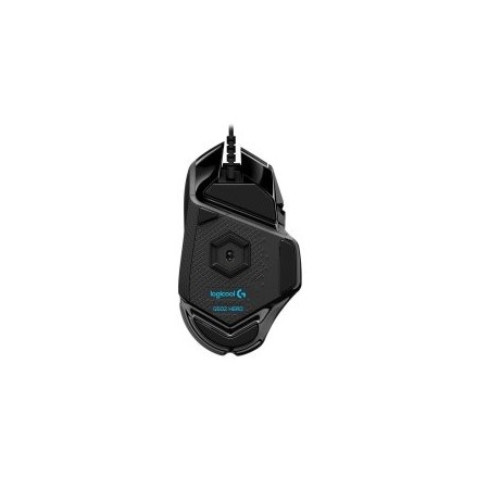Ratón Gaming Logitech G502 Hero/ Hasta 25600 DPI/ Negro