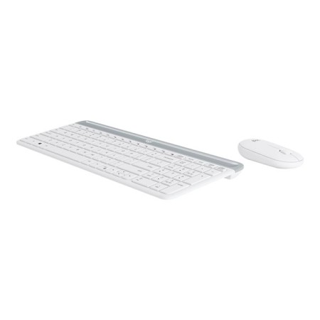 Teclado + mouse logitech mk470 wireless inalambrico blanco