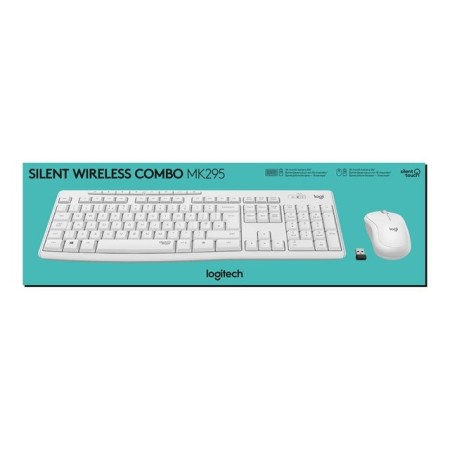 Logitech MK295 Teclado y raton inalambrico Blanco