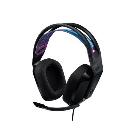 Auriculares Gaming con Micrófono Logitech G335/ Jack 3.5/ Negros