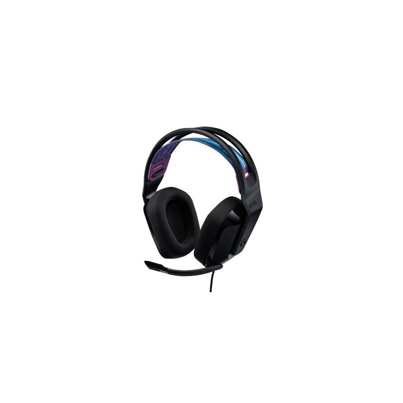 Auriculares Gaming con Micrófono Logitech G335/ Jack 3.5/ Negros