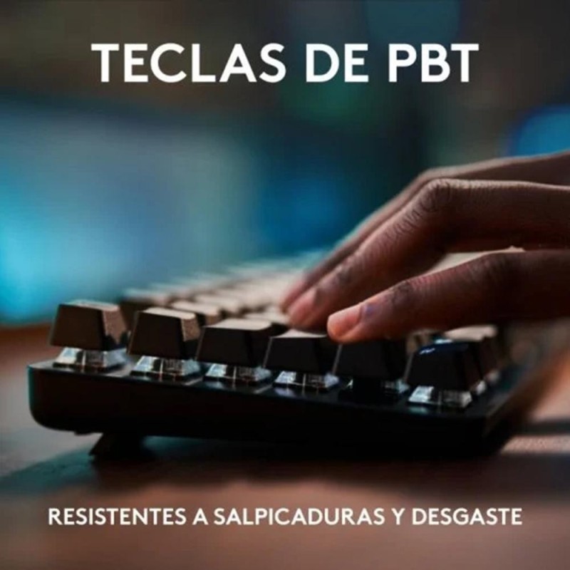 Teclado gaming logitech g413 se mecanico usb negro