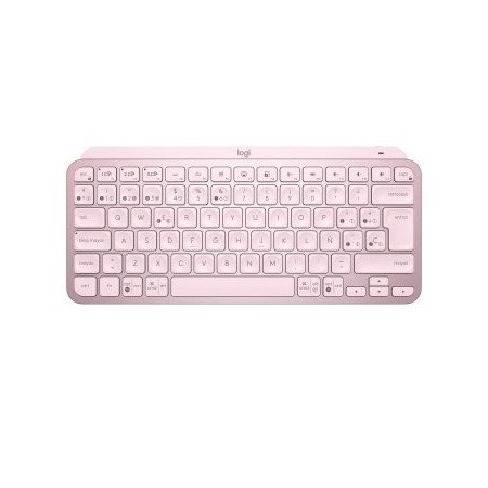 Teclado logitech mx keys mini rosa wireless inalambrico bateria