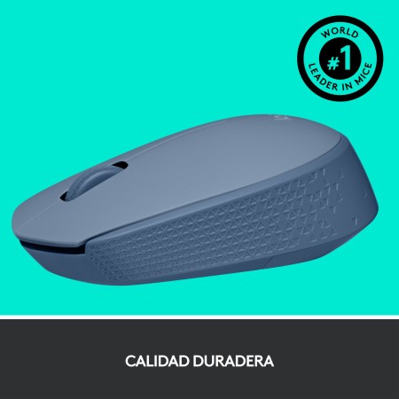 Ratón Inalámbrico Logitech M171/ Hasta 1000 DPI/ Gris Azulado