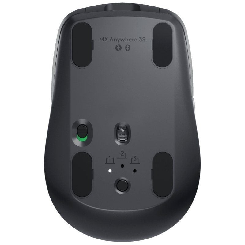 Ratón Inalámbrico Logitech MX Anywhere 3S/ Batería recargable/ Hasta 8000 DPI/ Grafito