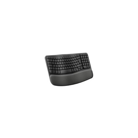 Teclado logitech wave keys bluetooth negro