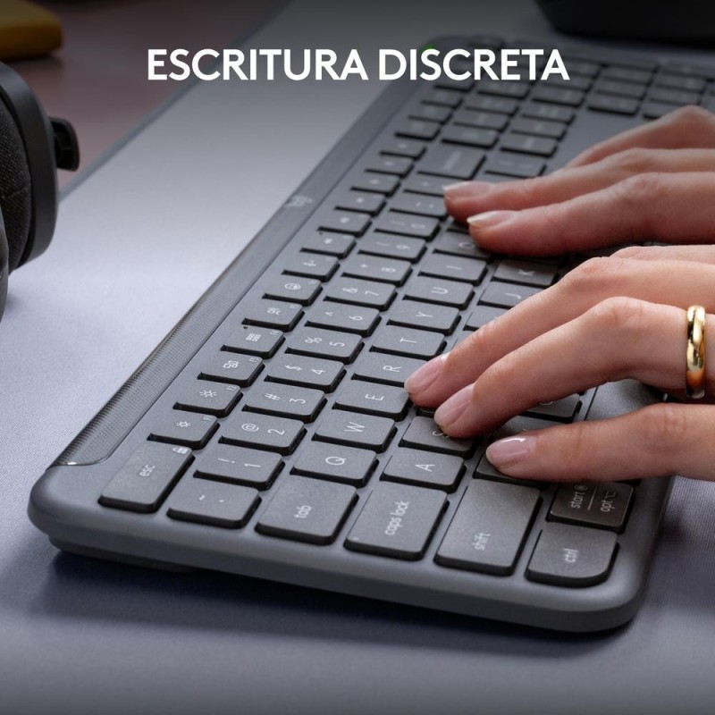 Teclado logitech k950 inalambrico negro
