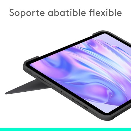 Funda logitech combo touch para con teclado para ipad pro m4 11 pulgadas grafito