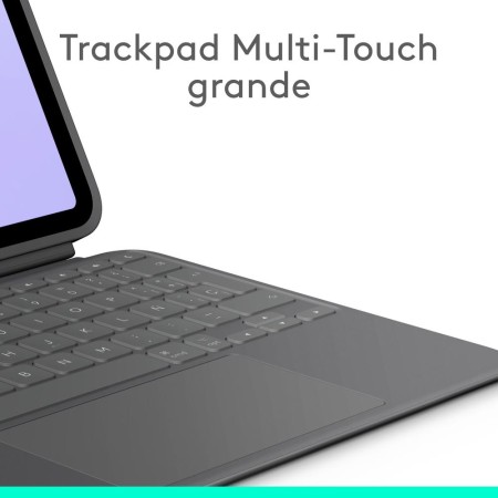 Funda logitech combo touch para con teclado para ipad pro m4 11 pulgadas grafito