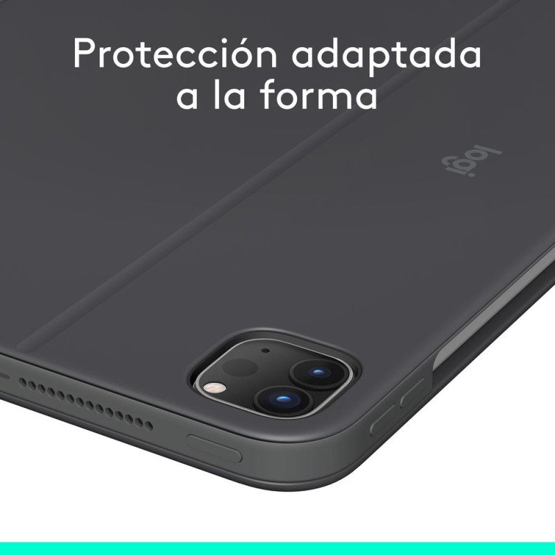 Funda logitech combo touch para con teclado para ipad pro m4 11 pulgadas grafito
