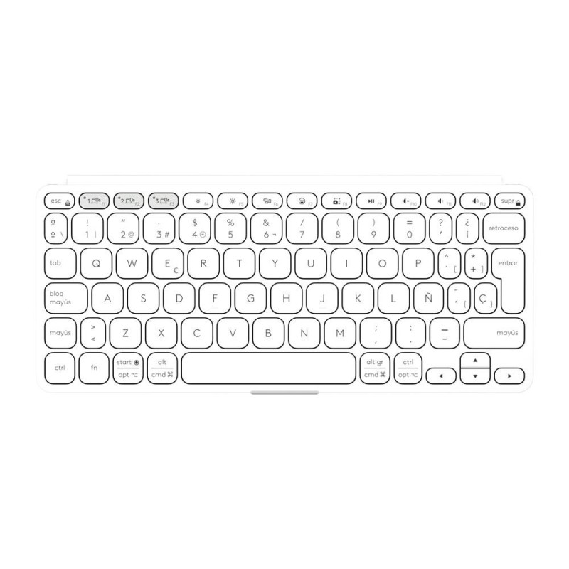 Teclado logitech keys to go 2 inalambrico blanco