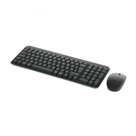 Teclado + mouse logitech mk250 inalambrico negro