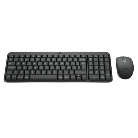 Teclado + mouse logitech mk250 inalambrico negro