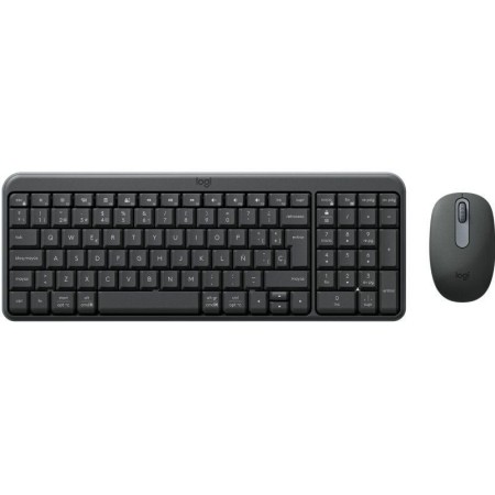 Teclado + mouse logitech mk250 inalambrico negro
