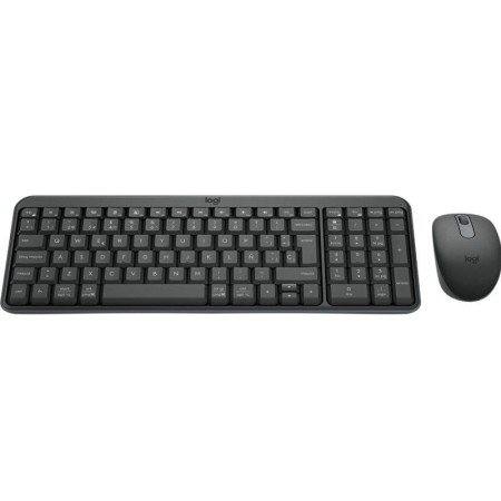 Teclado + mouse logitech mk250 inalambrico negro