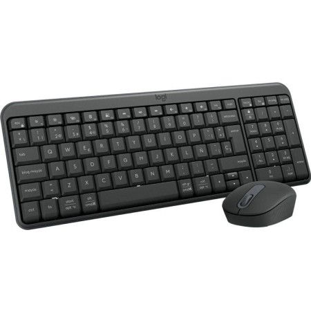 Teclado + mouse logitech mk250 inalambrico negro