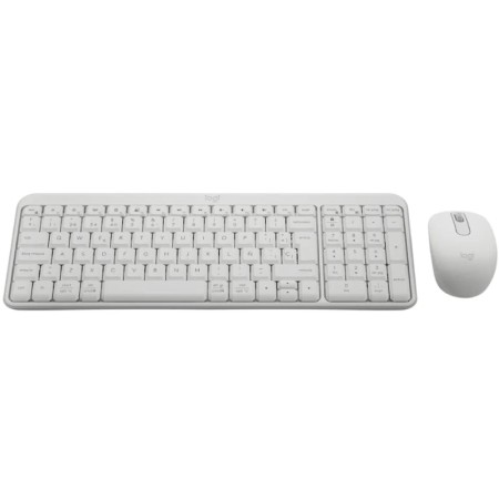 Teclado y Ratón Inalámbricos Logitech Wireless Combo MK250/ Blanco