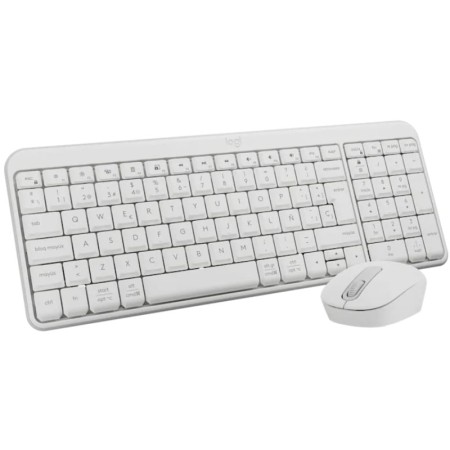 Teclado y Ratón Inalámbricos Logitech Wireless Combo MK250/ Blanco