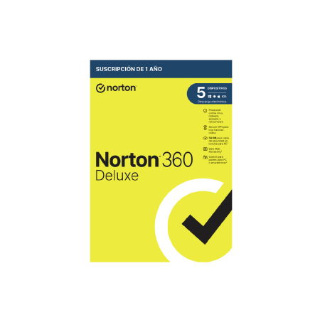 NORTON 360 DELUXE 50GB ES 1L/1A ESD