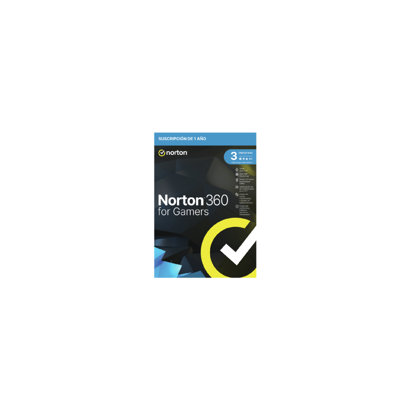 Antivirus norton 360 for gamers 50gb español 1 usuario 3 dispositivos 1 año esd electronica drmkey