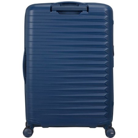 Maleta Mediana American Tourister FastForward Spinner Expansible 68cm/ 68x46x30cm/ 4 Ruedas/ Azul Marino