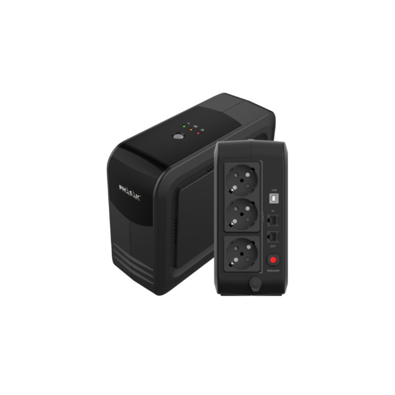 Sai ups phasak 750va smart lite ph 9497 3 schuko 0.75kva
