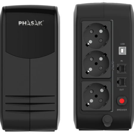 Sai ups phasak 750va smart lite ph 9497 3 schuko 0.75kva