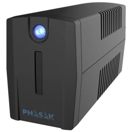SAI Línea Interactiva Phasak Ottima 660 VA Interactive/ 660VA-360W/ 2 Salidas/ Formato Torre