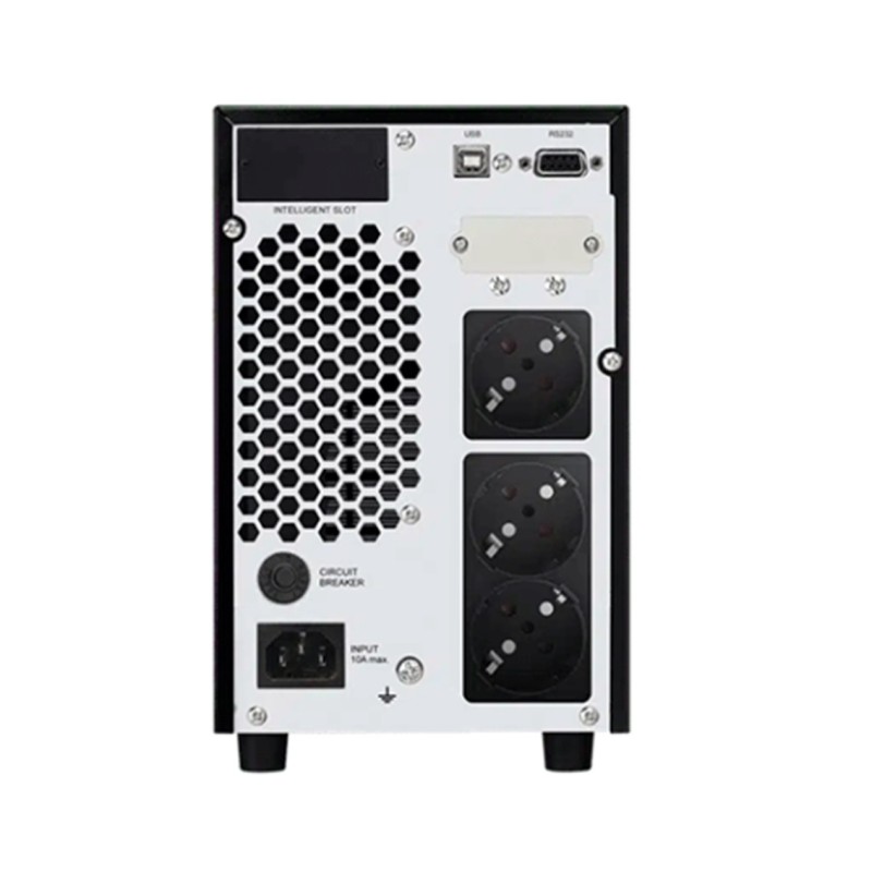 SAI Online Conqueror Pro 1000 VA Online LCD/ 1000VA-900W/ 3 Salidas/ Formato Torre