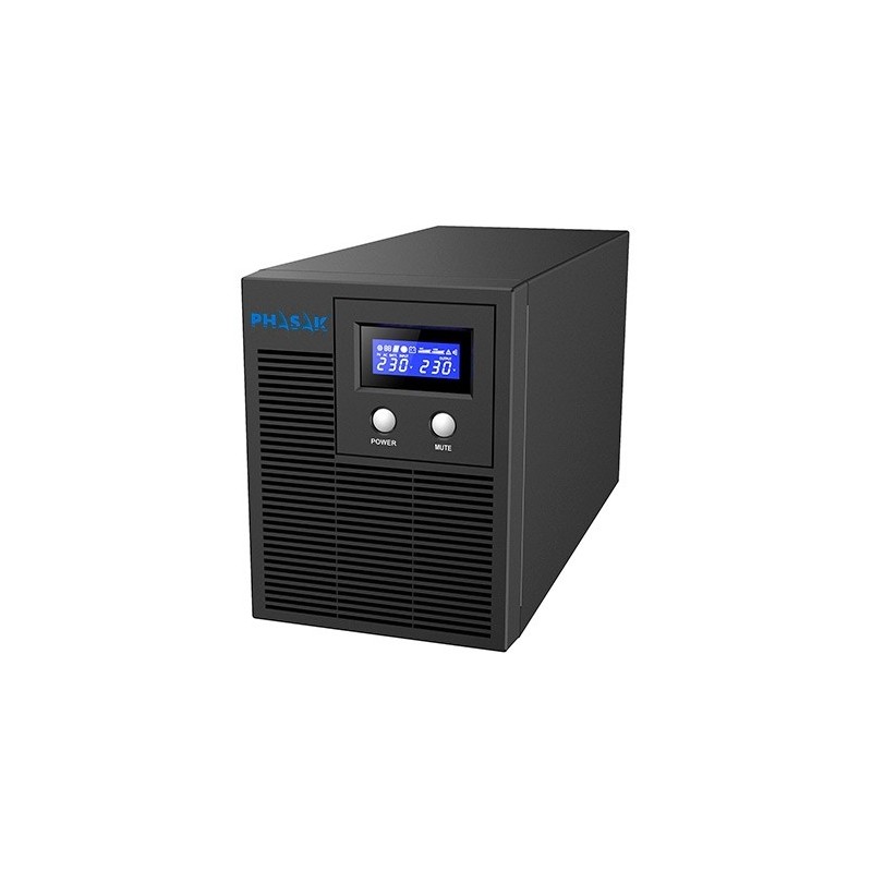 SAI Línea Interactiva Phasak Protekt 1060 VA/ 1060VA-700W/ 4 Salidas/ Formato Torre