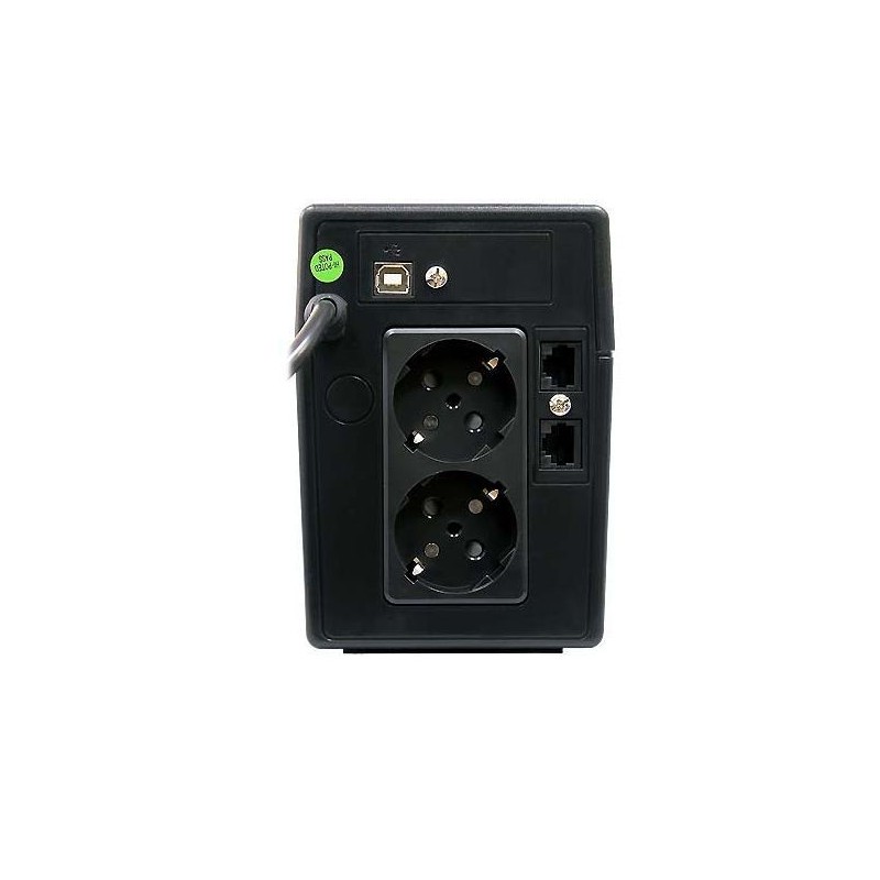 SAI Línea Interactiva Phasak 650 VA LCD Interactive/ 650VA/ 2 Salidas/ Formato Torre