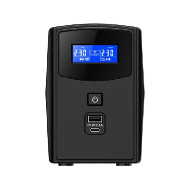 SAI Línea Interactiva Phasak SIRIUS 1000 VA Interactive/ 1000VA-600W/ 2 Salidas/ Formato Torre