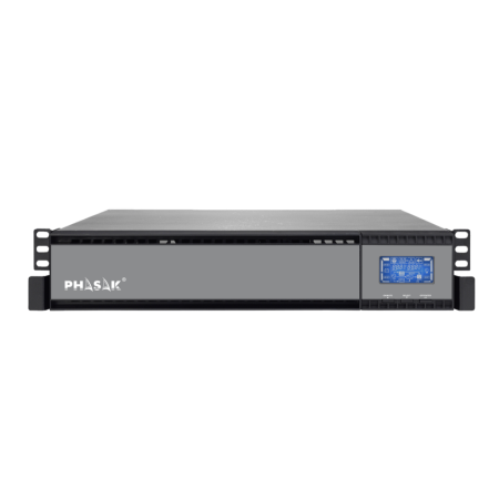 SAI Online Phasak Rack 3000 VA Online LCD/ 3000VA-2700W/ 8 Salidas/ Formato Rack