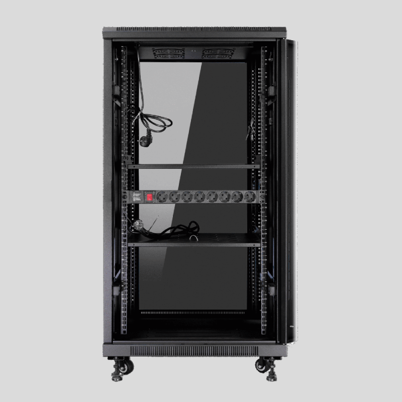 Armario rack de suelo 19 pulgadas phasak pro 42u 600x1000 pho 6142