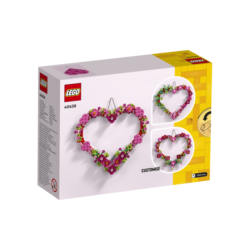 Lego corazón decorativo