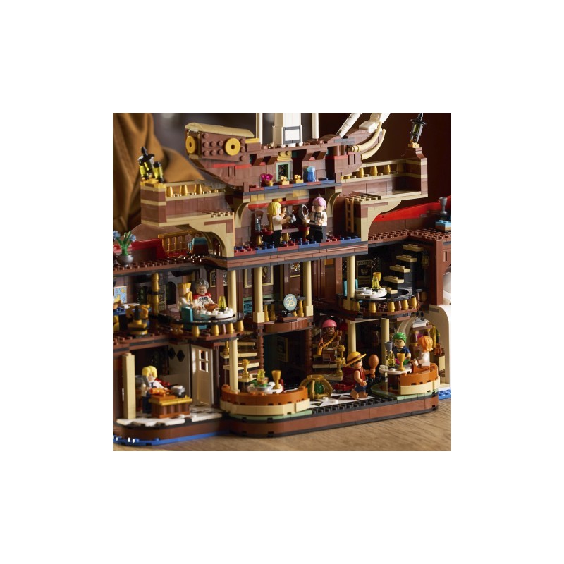 Lego one piece restaurante flotante baratie