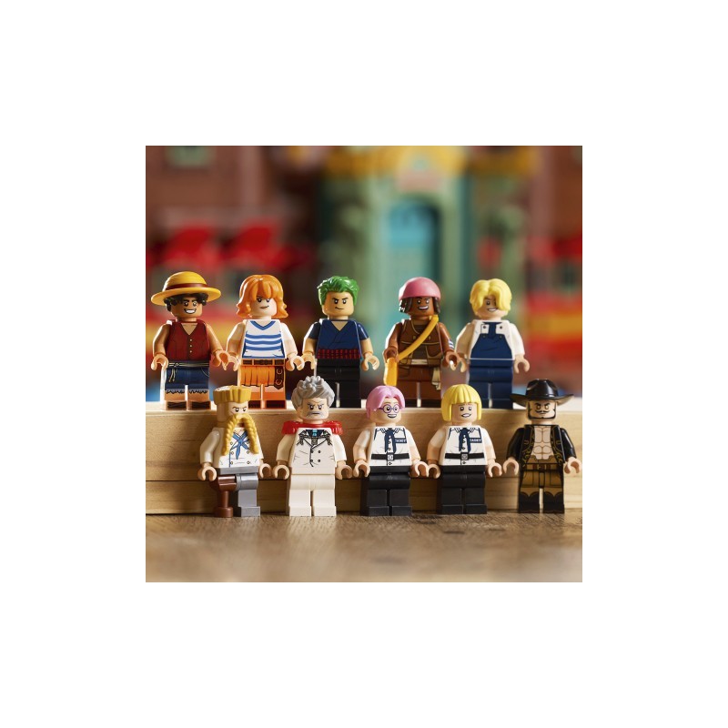 Lego one piece restaurante flotante baratie