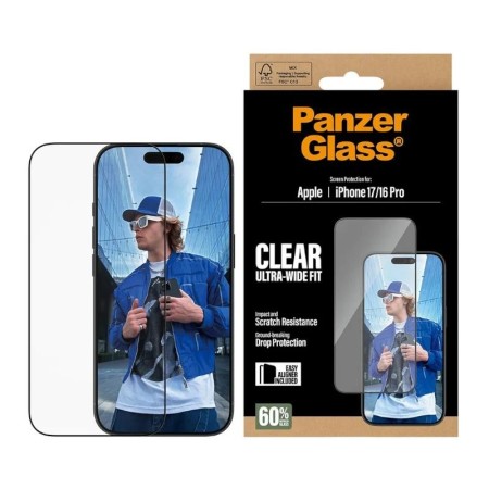 PanzerGlass Screen Protector iPhone 16Pro-17