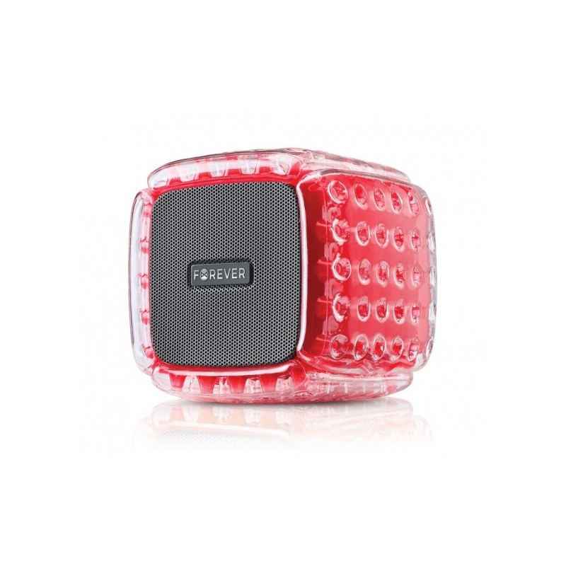 Altavoz bluetooth forever bumpair bs - 700 red color rojo