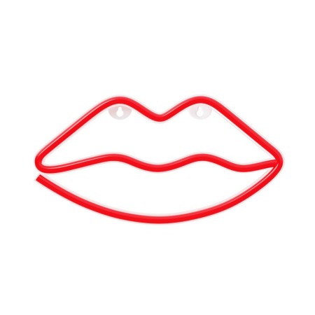 Lampara forever neon led lips red