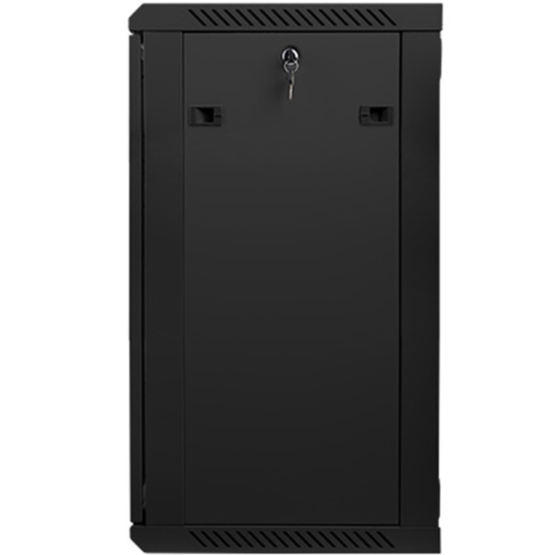Armario rack lanberg 18u 600x450x907 auto ensamblado 19 pulgadas hasta 60 kg negro
