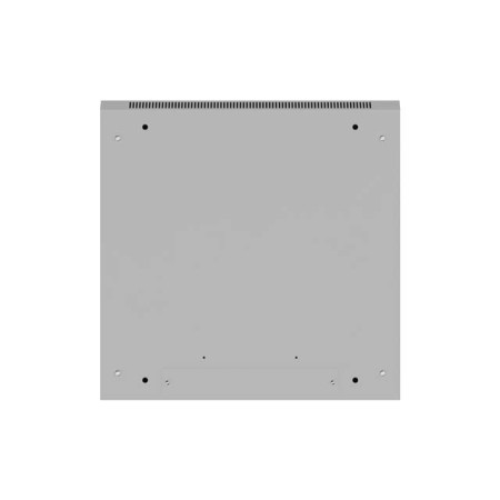 Armario lanberg mural rack 19 pulgadas 27u - 600x600 flat pack puerta cristal gris