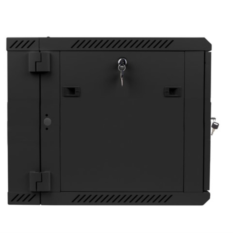 Armario lanberg mural doble seccion rack 19 pulgadas 9u - 600x600 negro