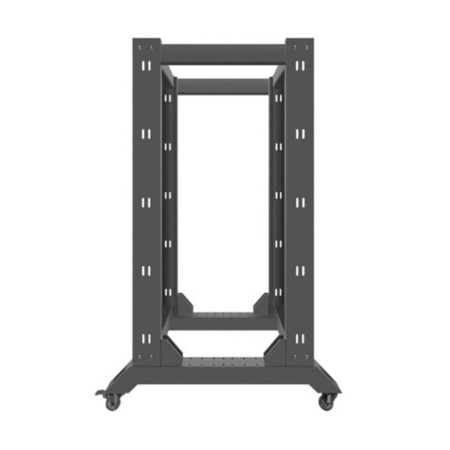 Armario lanberg abierto rack 19 pulgadas 22u - 600x800 negro