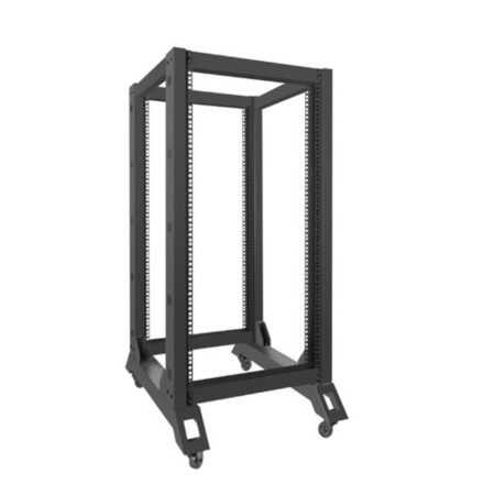 Armario lanberg abierto rack 19 pulgadas 22u - 600x800 negro