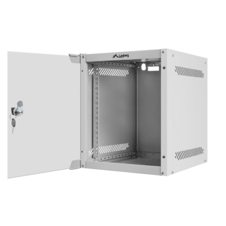 Armario lanberg mural rack 10 pulgadas 6u 280x310 gris