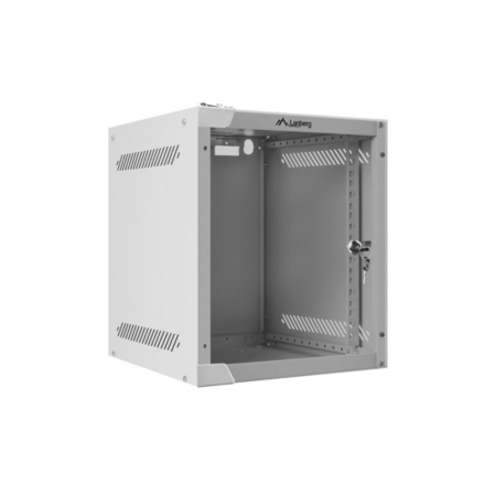 Armario lanberg mural rack 10 pulgadas 6u 280x310 gris