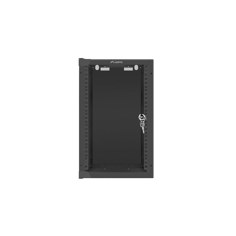 Armario rack lanberg 9u 280x310 auto ensamblado 10 pulgadas hasta 20 kg negro